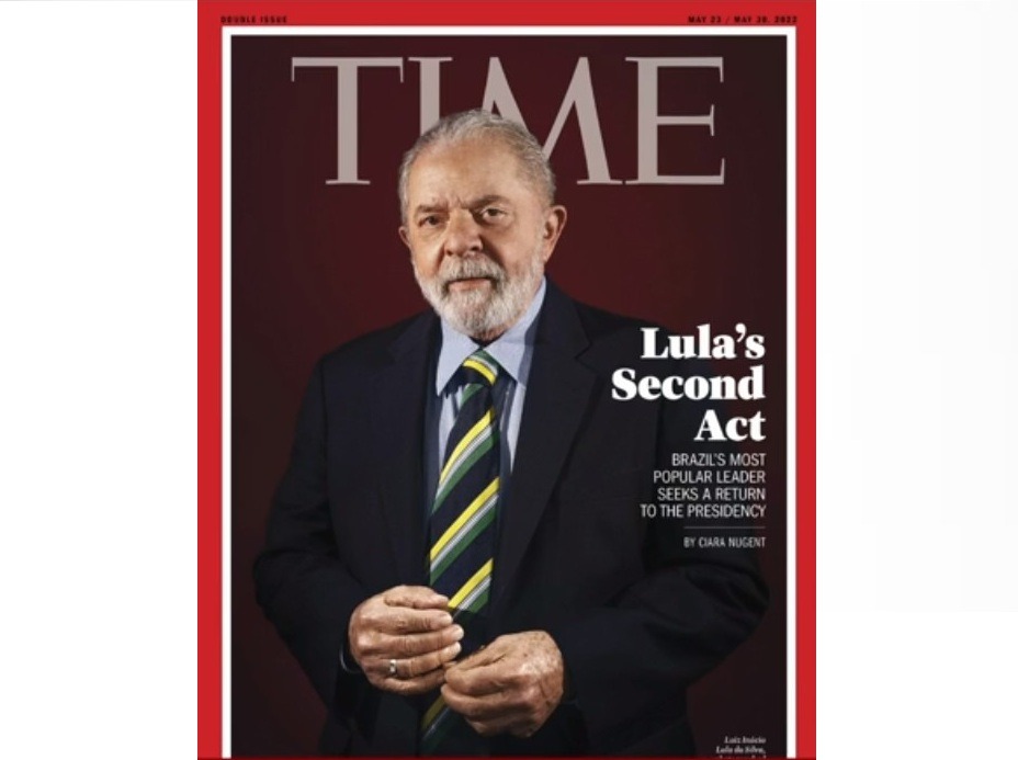 Lula na capa da revista Time