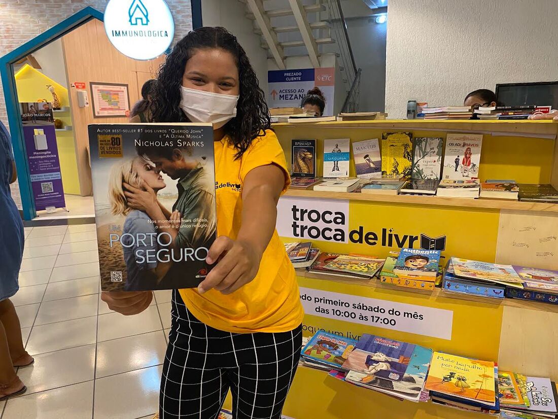 Feira de livros no Shopping ETC