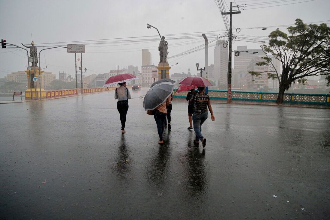 Chuvas fortes no Recife