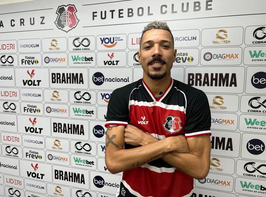 Hugo Cabral é o novo reforço para o ataque do Santa Cruz