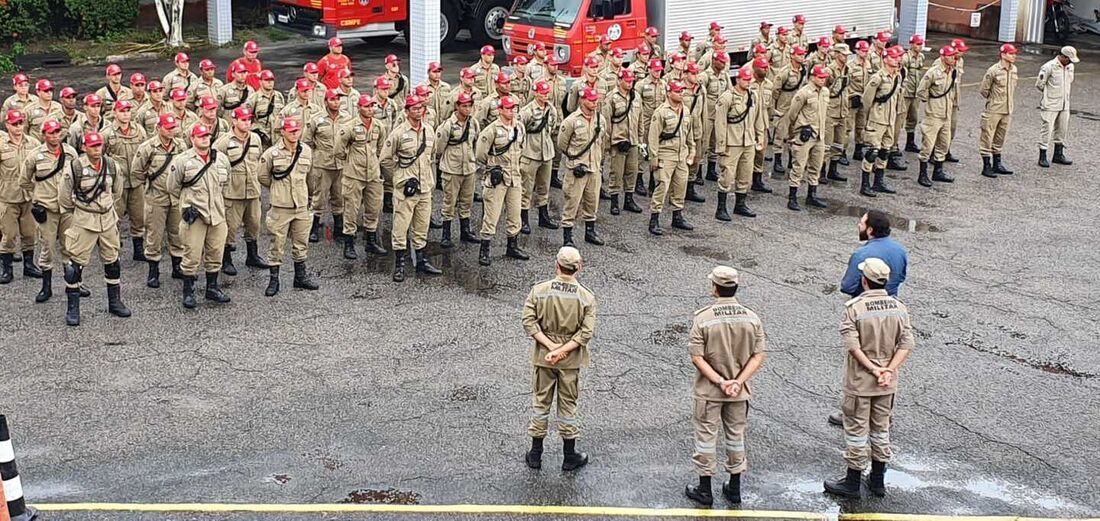 Corpo de Bombeiros de Pernambuco recebe reforço de 92 soldados