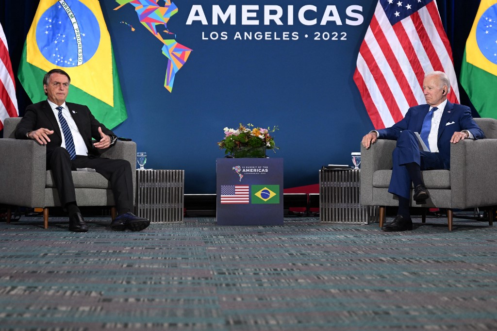 Jair Bolsonaro e Joe Biden