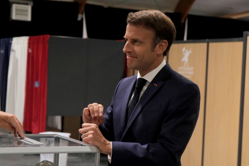 Presidente francês, Emmanuel Macron 