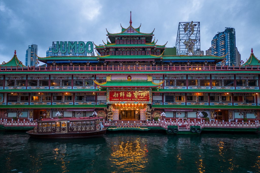 Restaurante Jumbo, em Hong Kong