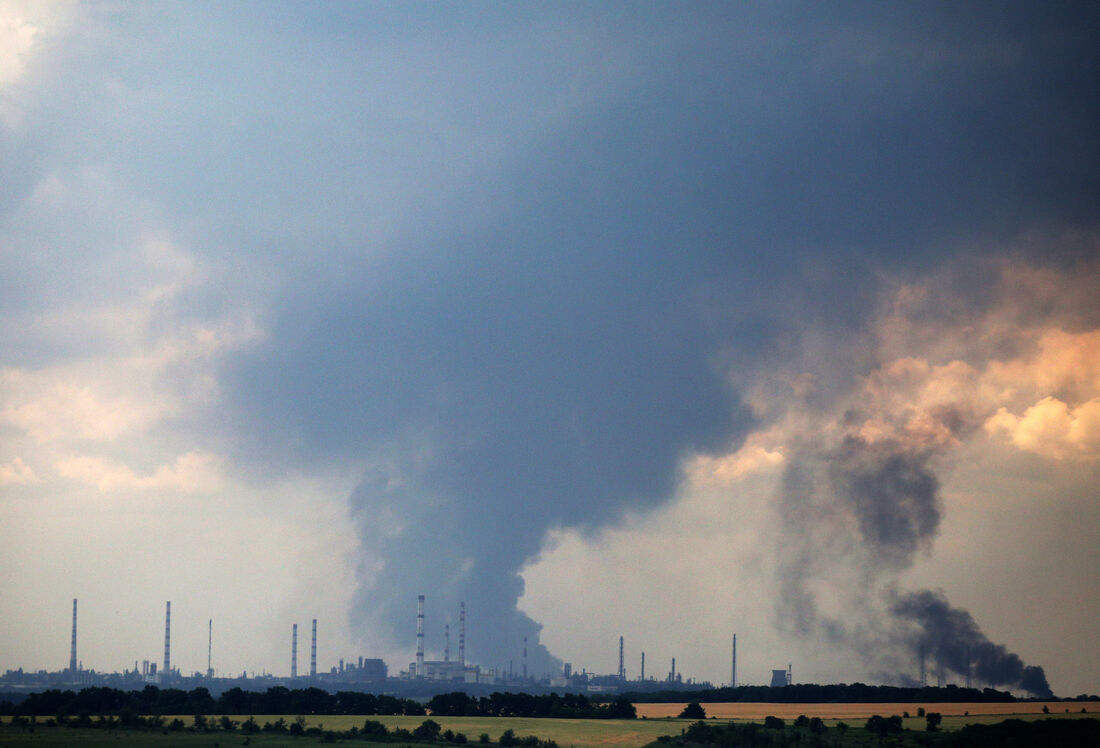 Bombardeio na Ucrânia