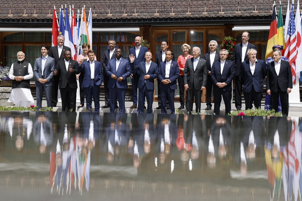 Castelo de Elmau, sul da Alemanha, onde o chanceler alemão sedia uma cúpula do Grupo dos Sete países ricos (G7). A Alemanha sediará a 48ª Cúpula do G7 de 26 a 28 de junho no Castelo de Elmau, sul da Alemanha