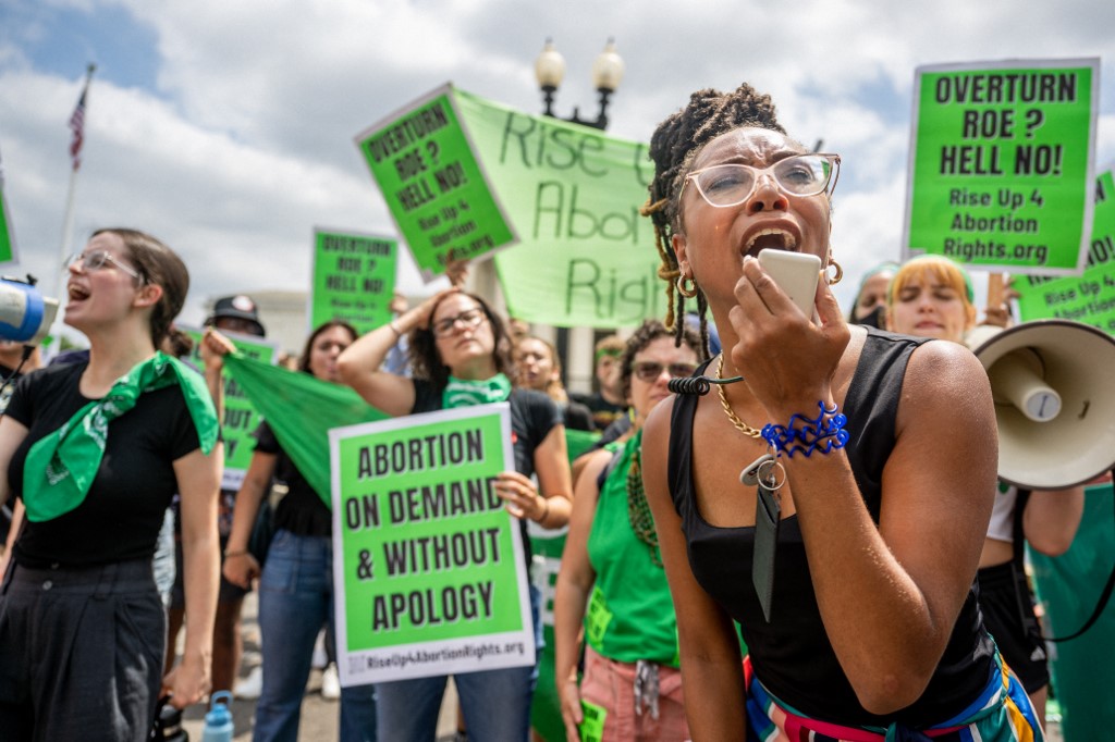 Protesto pelo aborto nos EUA