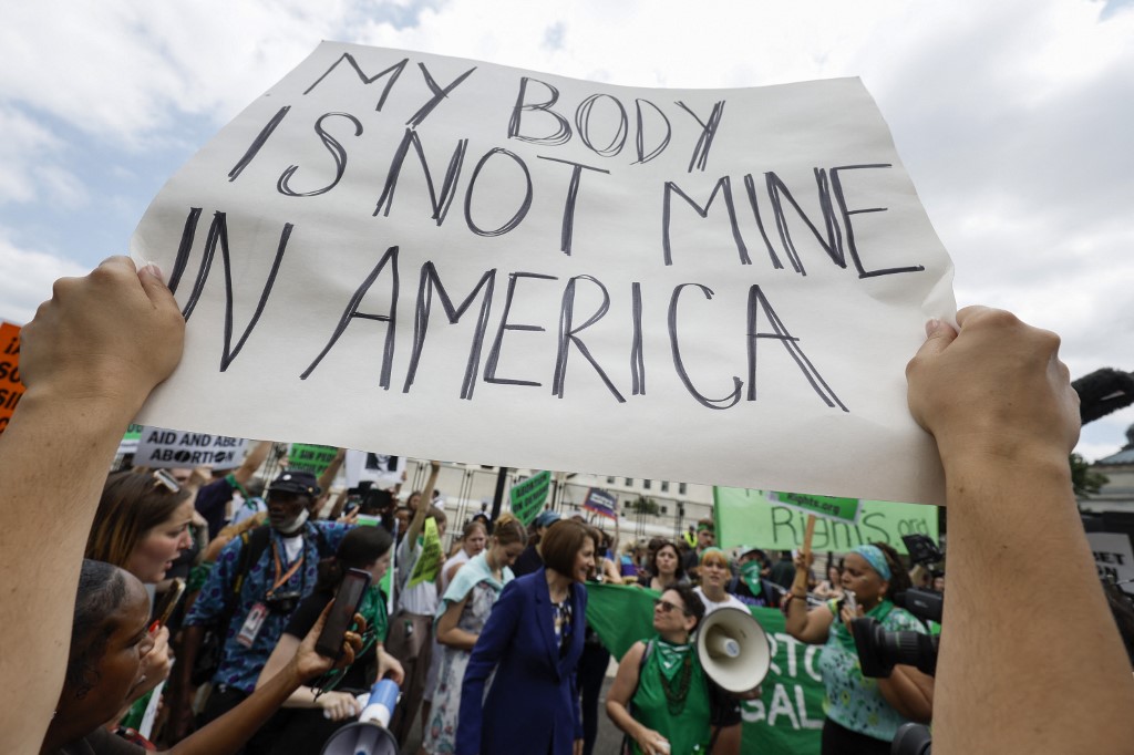 Protesto a favor do aborto nos EUA