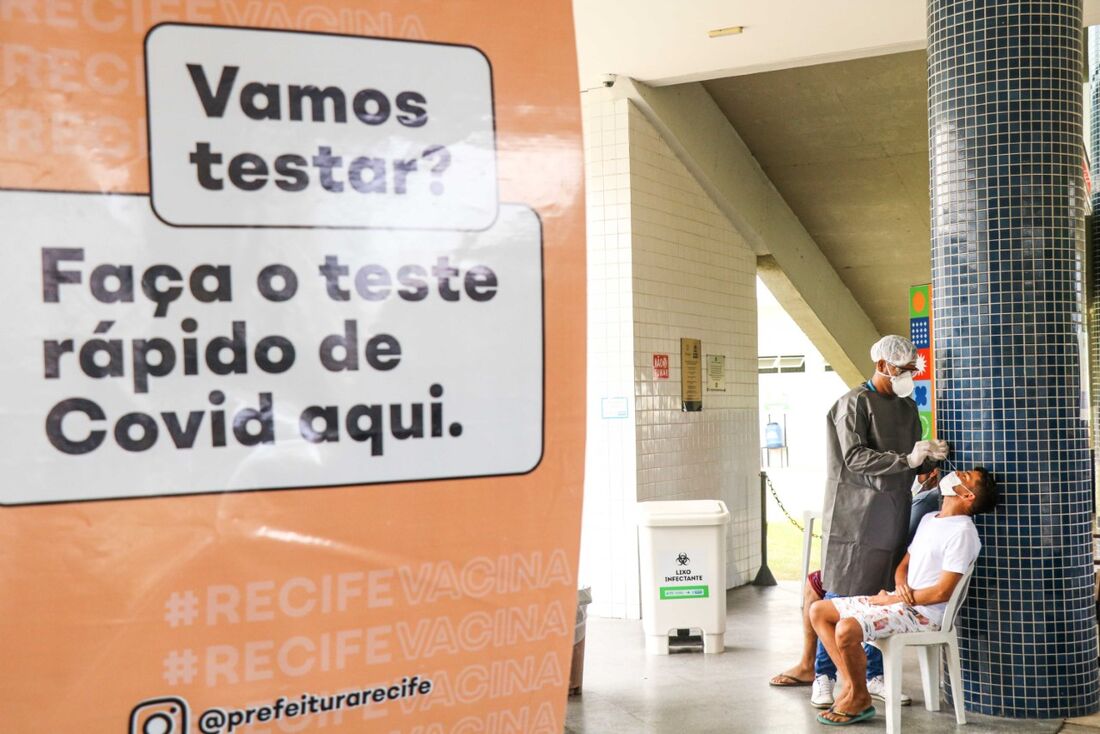 Prefeitura do Recife abre novo centro de testes de Covid-19 no bairro do Bongi