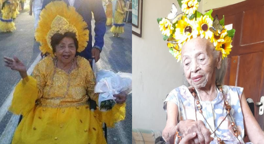 Carnavalesca Edite de Batutas faleceu nesta quarta-feira, aos 101 anos, de causas naturais