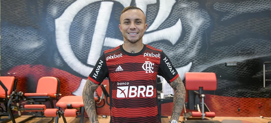 Everton Cebolinha, novo reforço do Flamengo 