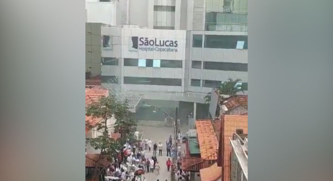 Incêndio no hospital São Lucas em Copacabana