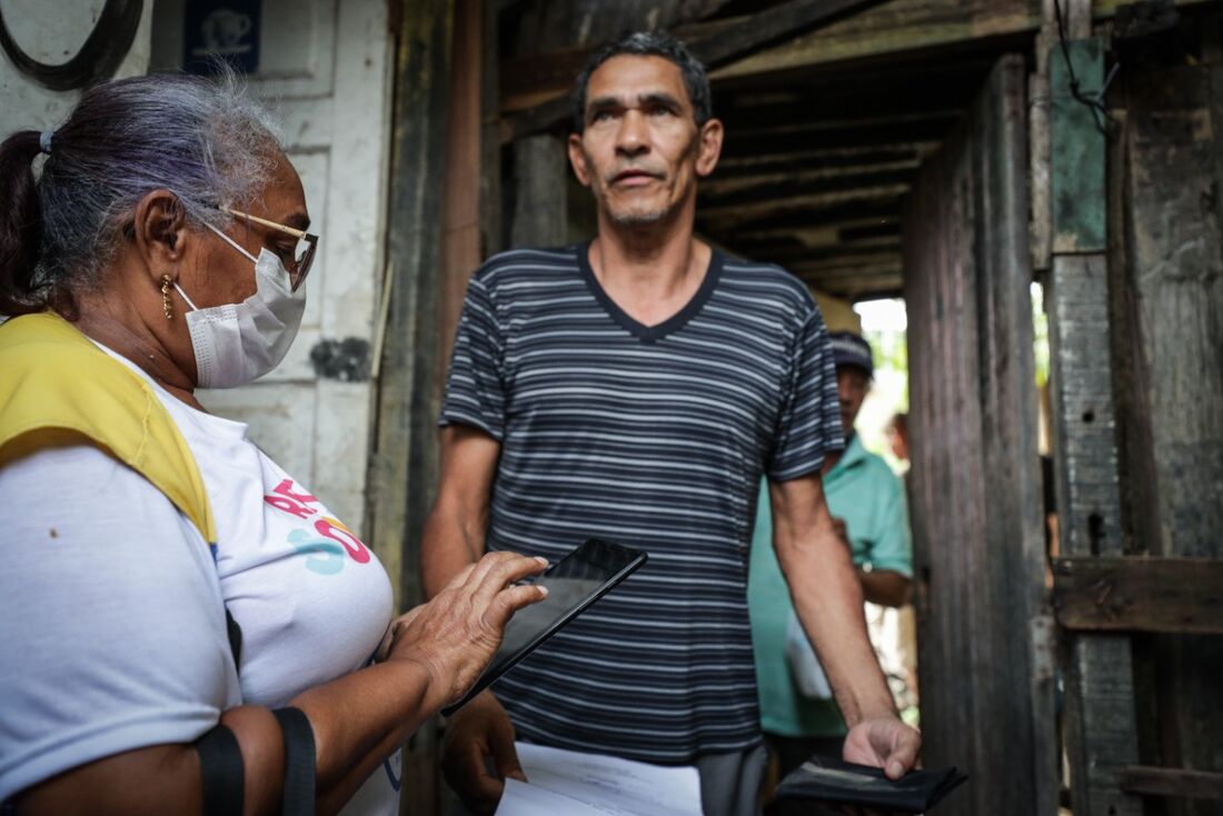 Cadastramento de moradores do Recife afetados pelas chuvas