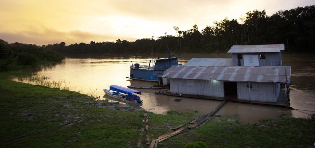 Base da Funai no Rio Ituí, Vale do Javari. No início da tarde, uma primeira equipe de busca da Unijava saiu de Atalaia do Norte em busca dos desaparecidos, mas não os encontrou