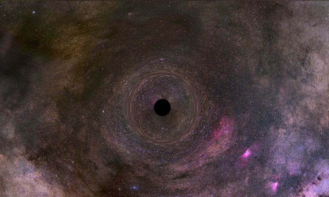 Buraco negro estelar detectado à deriva 