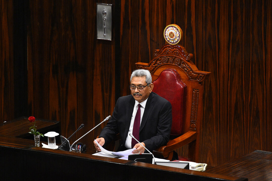 Presidente do Sri Lanka, Gotabaya Rajapaksa