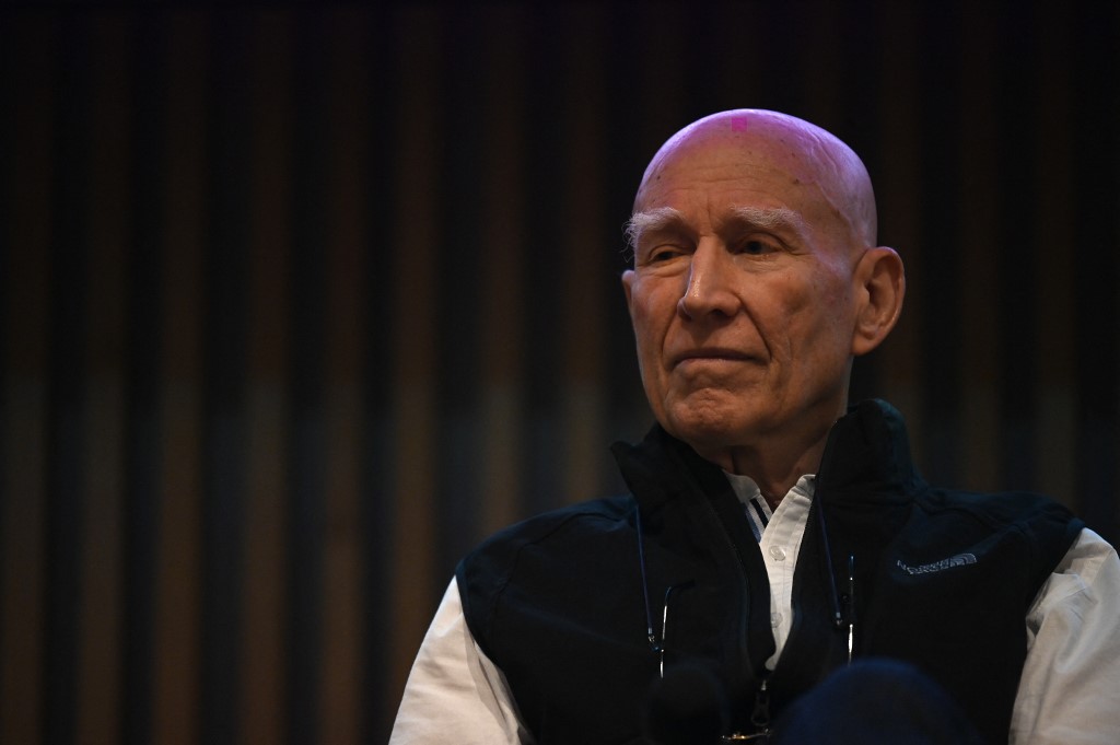 Fotógrafo Sebastião Salgado na apresentação da exposição "Amazônia" no Museu do Amanhã, no Rio de Janeiro