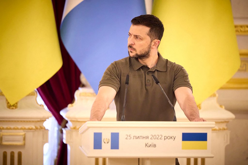 Presidente ucraniano, Volodimir Zelensky 