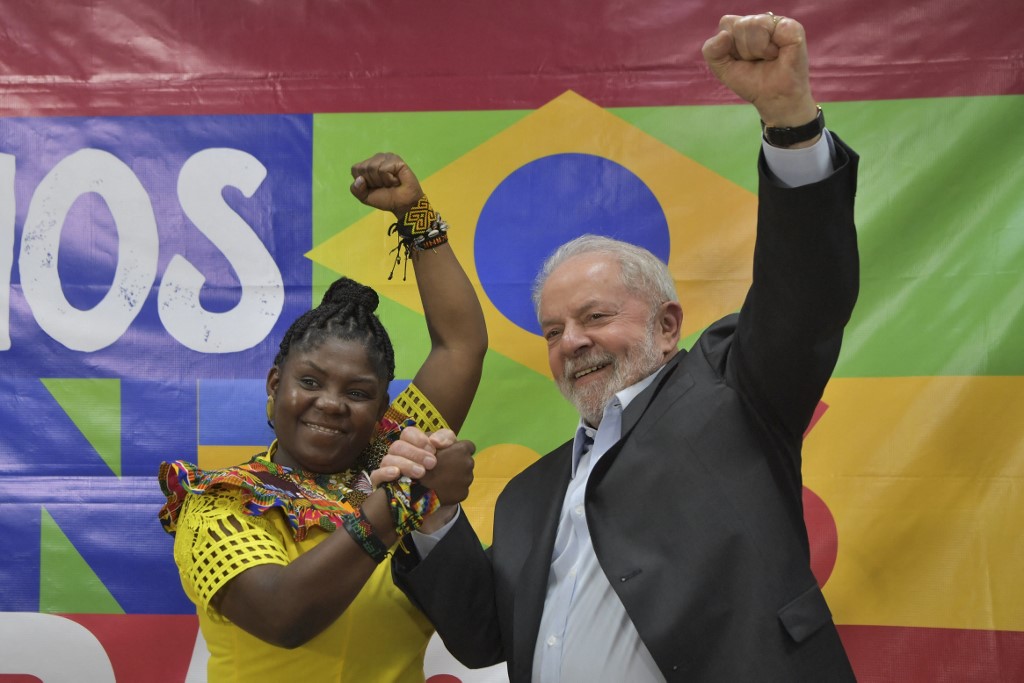 Ex-presidente Lula e Vice-presidente eleita da Colômbia, Francia Márquez