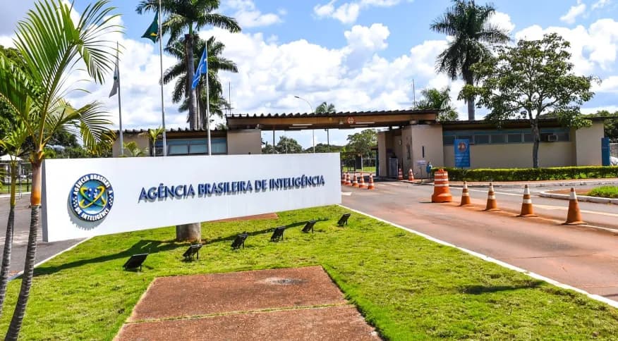 Fachada da Agência Brasileira de Inteligência, a Abin, em Brasília 