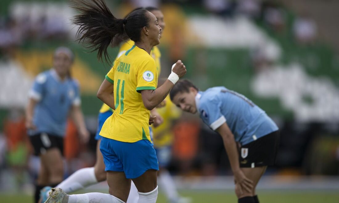 Seleção comemora vitória na Copa América