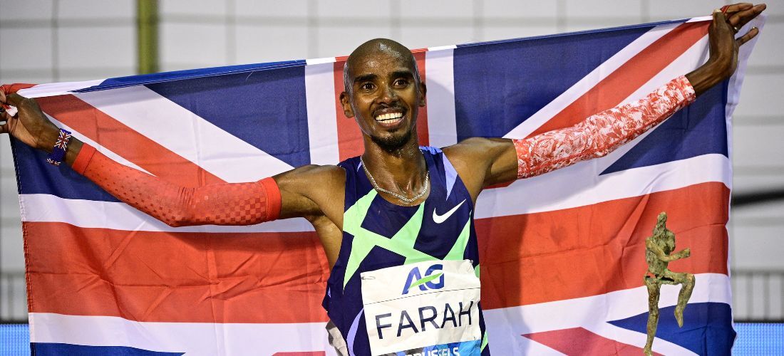 Mo Farah ganhou quatro medalhas de ouro olímpicas defendendo o Reino Unido