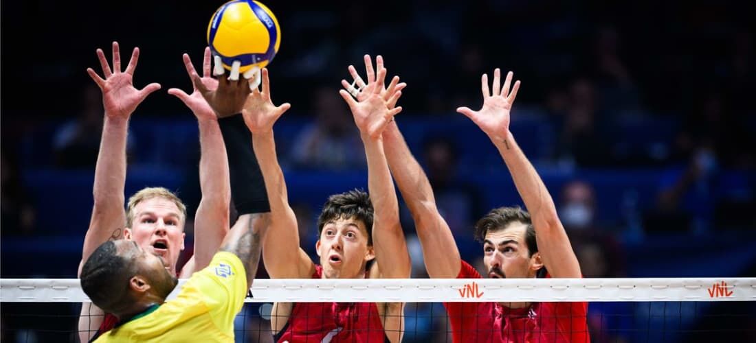 Brasil foi derrotado pelos EUA e está eliminado da Liga das Nações de Vôlei