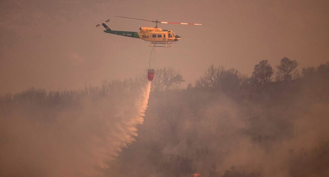 Onda de calor provoca incêndios também na Espanha