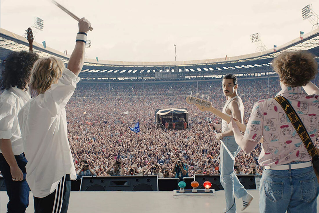  Apresentação do Queen no Live Aid foi retratada na cinebiografia do grupo, intitulada "Bohemian Rapsody".