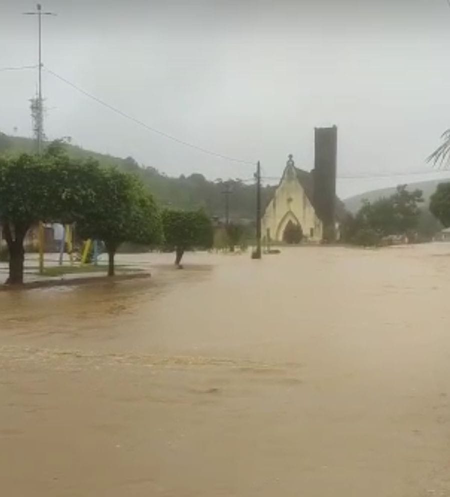 Fortes chuvas atingem o municicípio de Águas Preta 