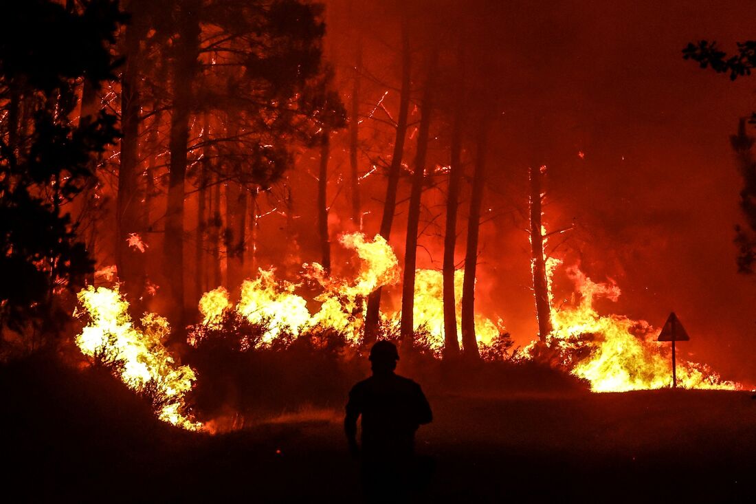 Incêndios florestais na França