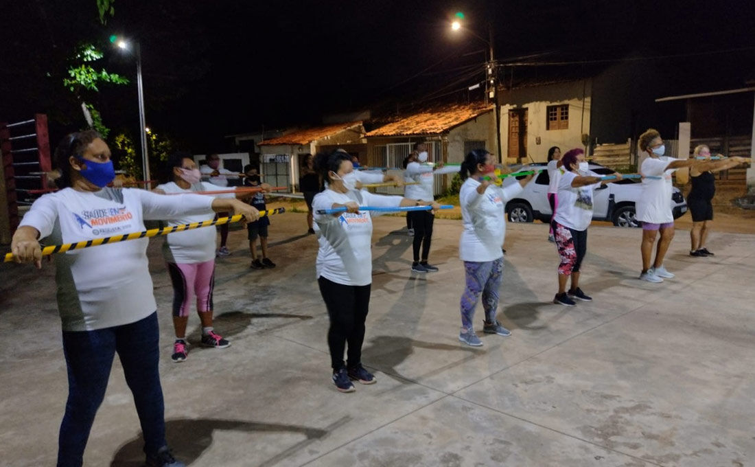 Academia da Saúde no bairro da Aurora