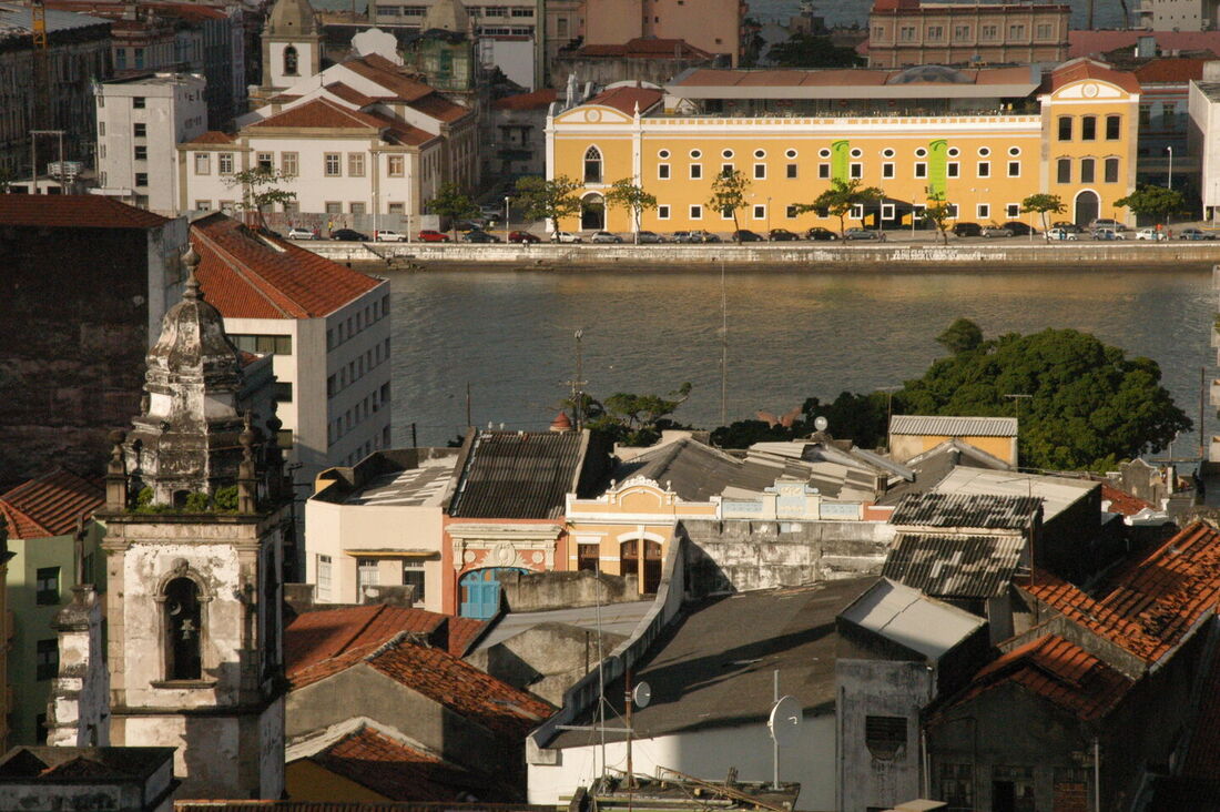 Cais da Alfândega, no Bairro do Recife