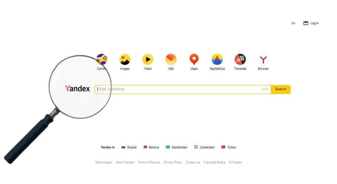 Yandex, conhecida como "Google da Rússia"