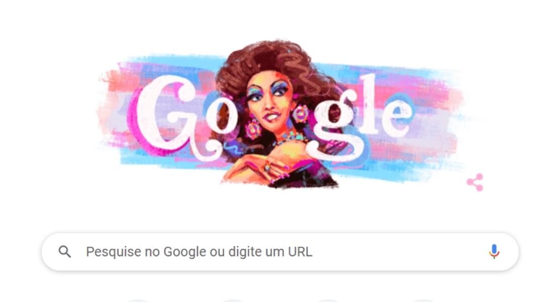 Doodle do google homenageia Cláudia Celeste nesta segunda-feira (22)