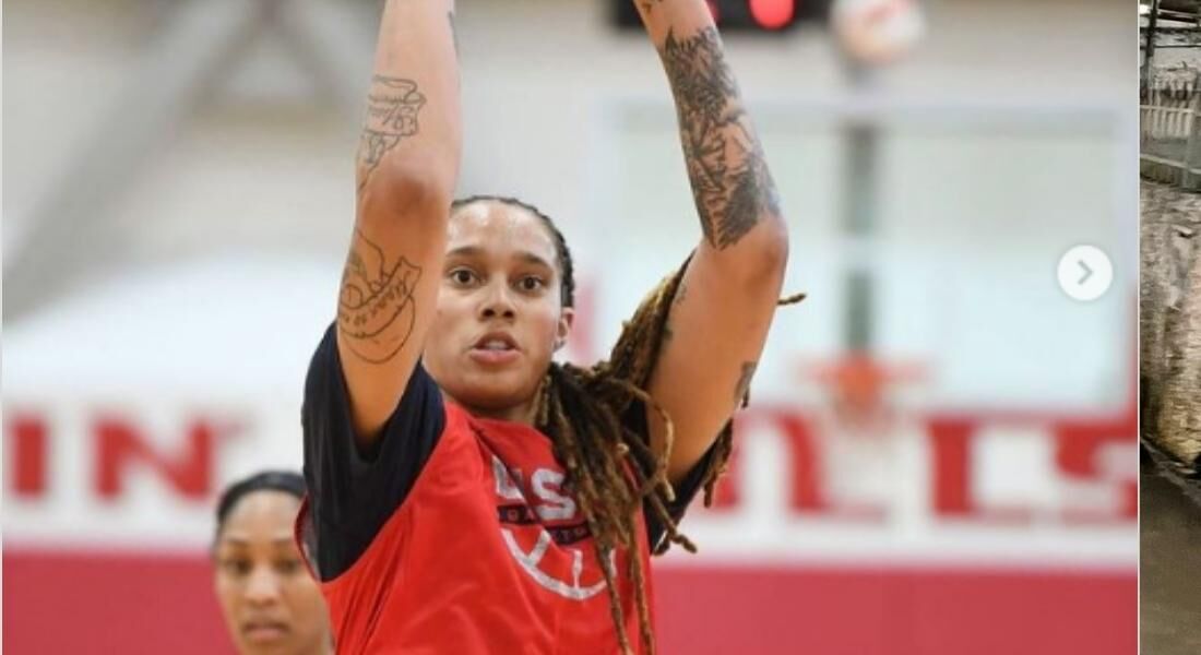 A jogadora de basquete estadunidense Brittney Griner