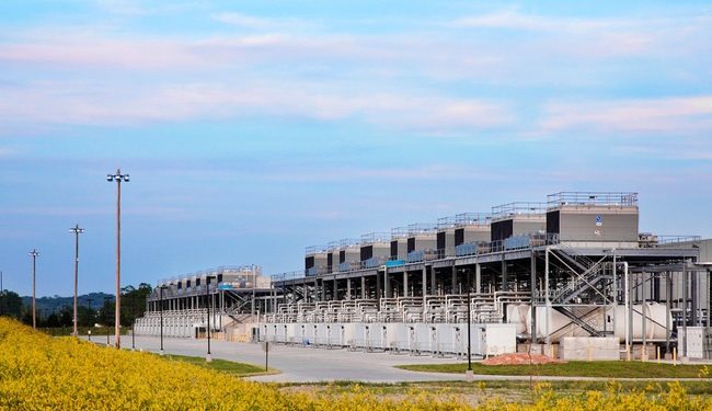 Centro de dados do Google localizado em Council Bluffs, em Iowa, nos EUA