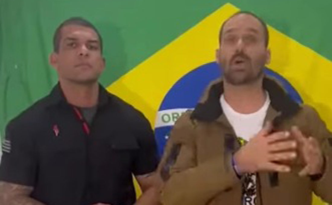 Edson Raiado e Eduardo Bolsonaro