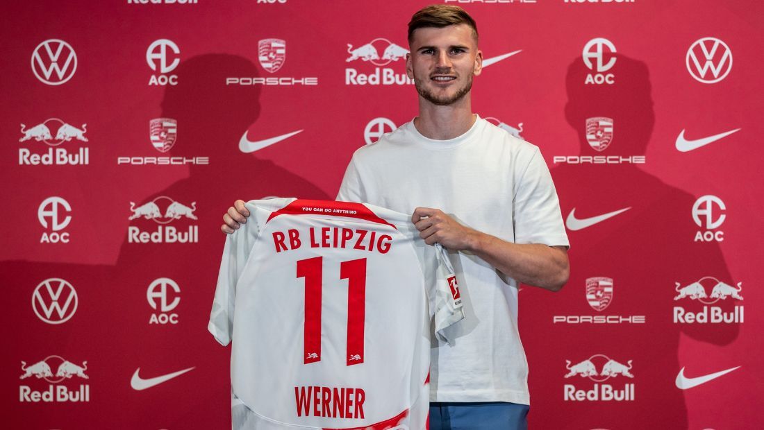 Timo Werner é apresentado no RB Leipzig