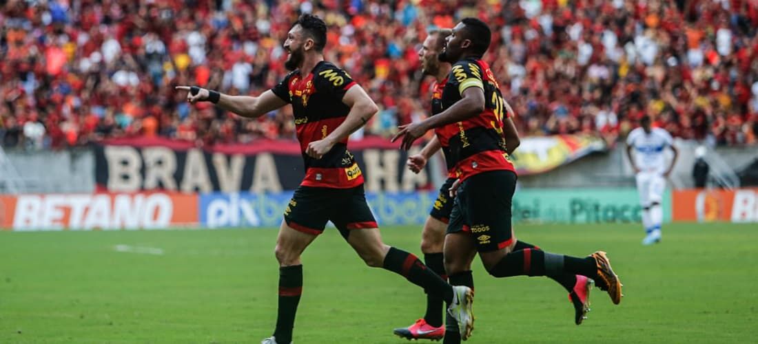 Sander foi o autor do primeiro gol do Sport, na Arena de Pernambuco