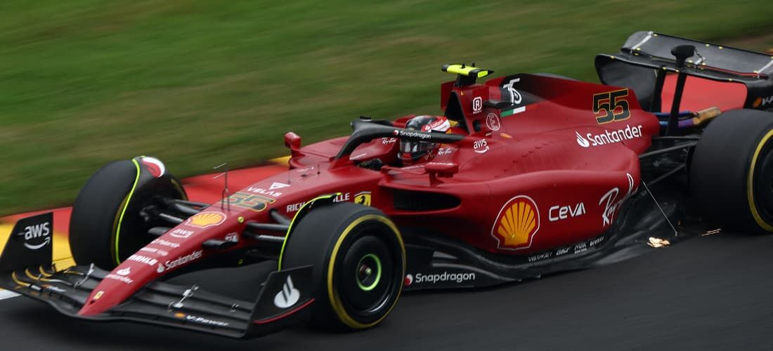 Ferrari consegue a pole position do GP da Bélgica com Carlos Sainz