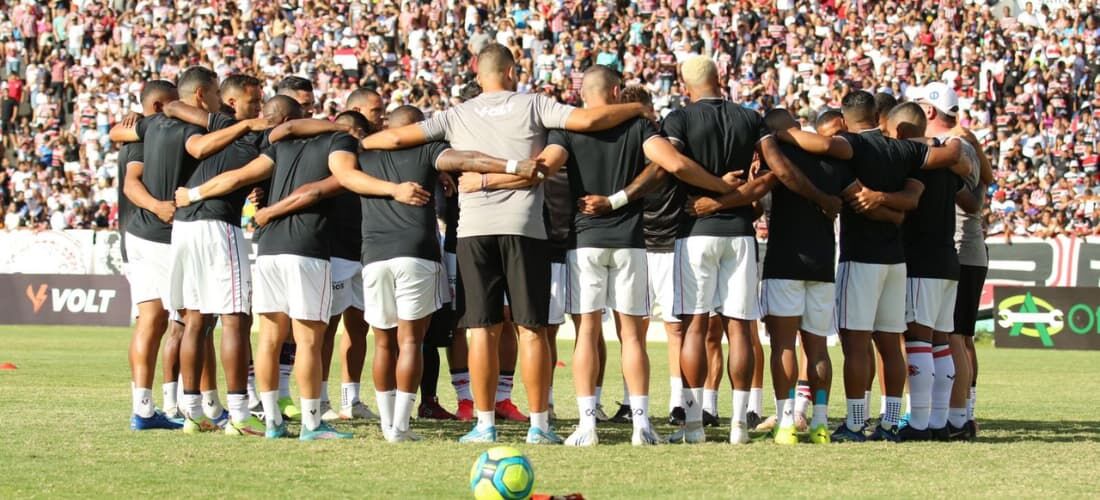 Jogadores do Santa Cruz na Série D 2022