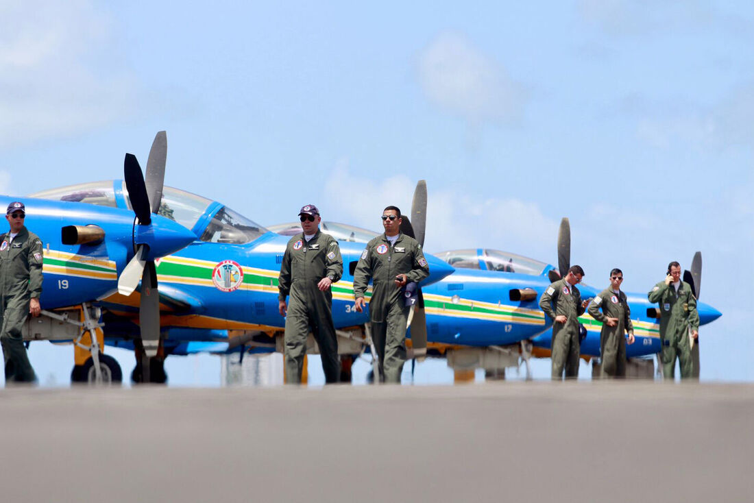 Pilotos da Esquadrilha da Fumaça