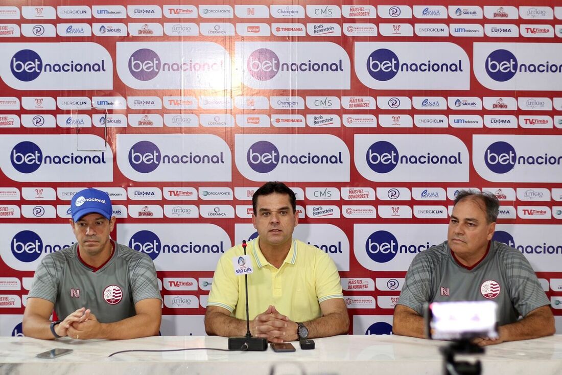 Apresentação do técnico Dado Cavalcanti e do executivo Nei Pandolfo