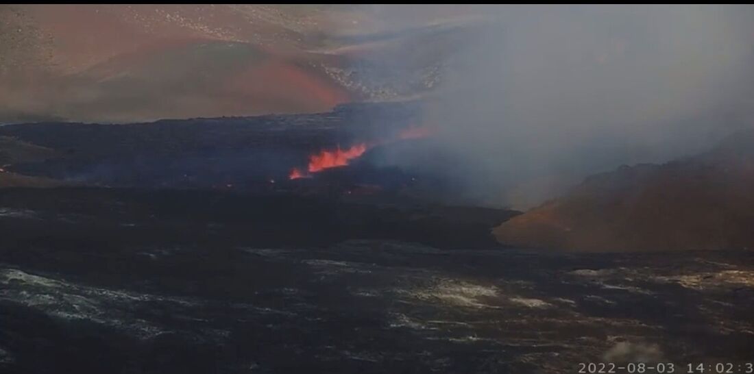 Erupções vulcânicas na Islândia   Reprodução, Redes sociais