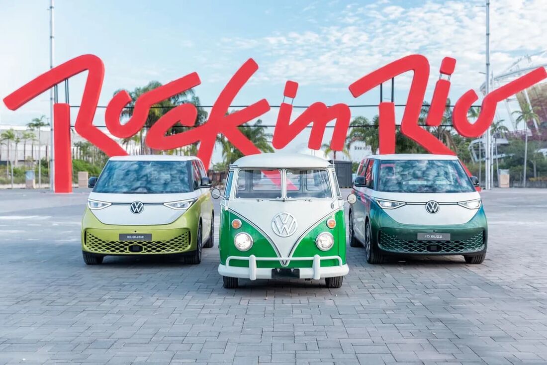 Kombi elétrica será apresentada no Rock in Rio