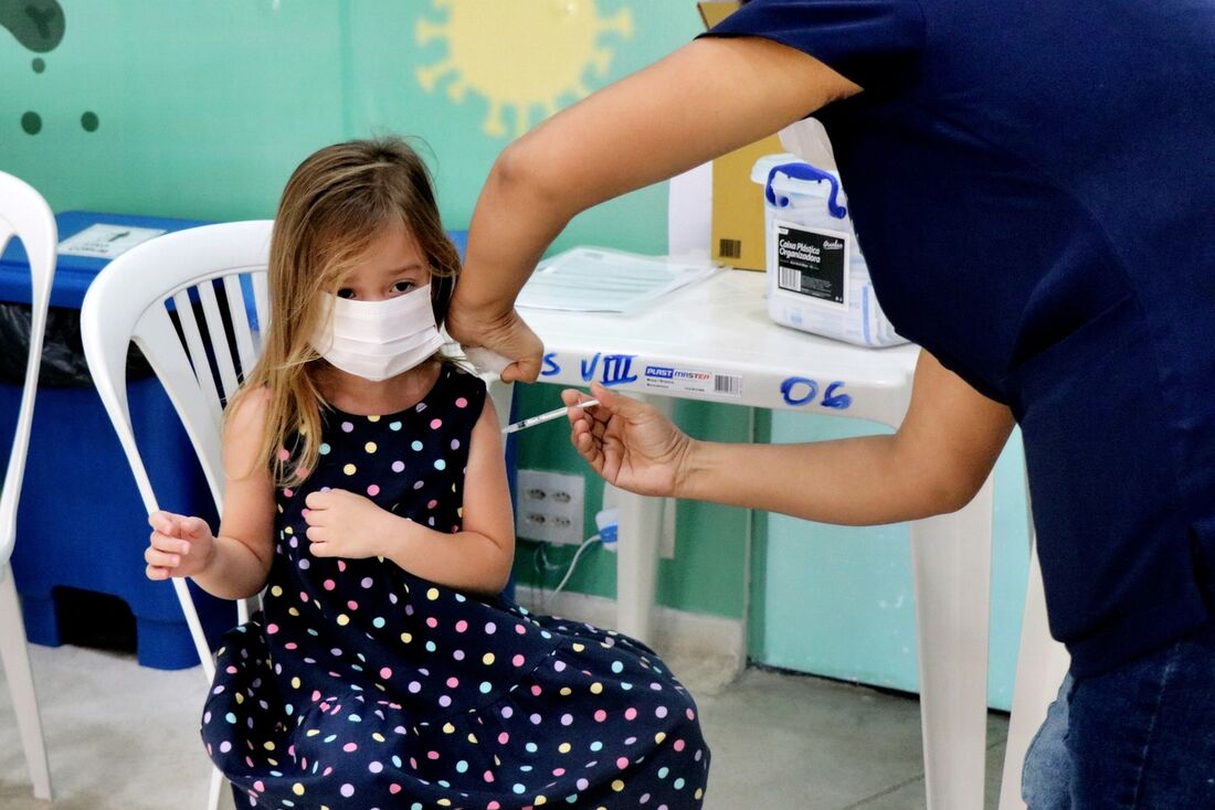 Vacinação infantil no Recife