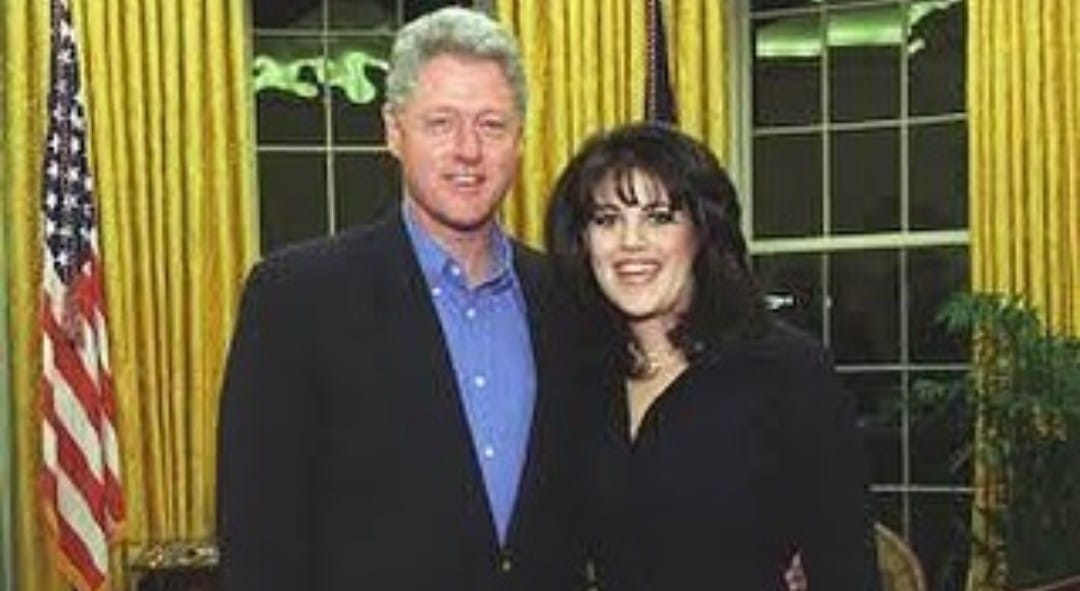 Ex-presidente dos Estados Unidos, Bill Clinton e Monica Lewinsky 