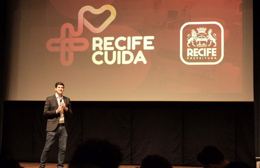 Prefeito João Campos, no lançamento do Recife Cuida