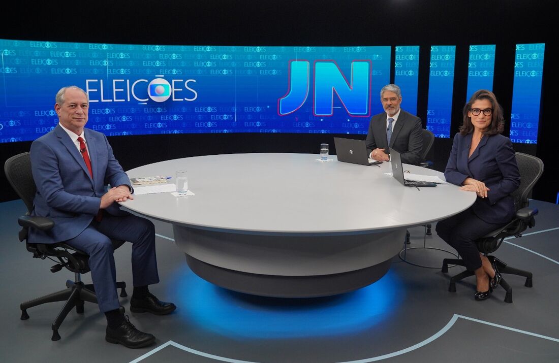 Ciro Gomes é o entrevistado desta terça-feira (23) no Jornal Nacional